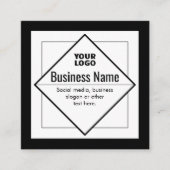 Add Your Logo Customizable Template エンクロージャーカード (正面)