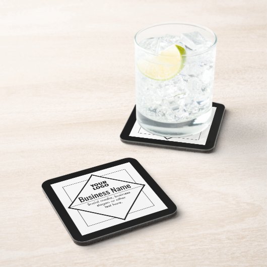 Add Your Logo Customizable Template コースター (右側)