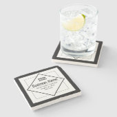 Add Your Logo Customizable Template ストーンコースター (横)