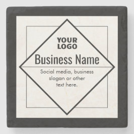 Add Your Logo Customizable Template ストーンコースター