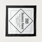 Add Your Logo Customizable Template タペストリー (正面(横))