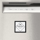 Add Your Logo Customizable Template マグネット (インサイチュ (食洗機))