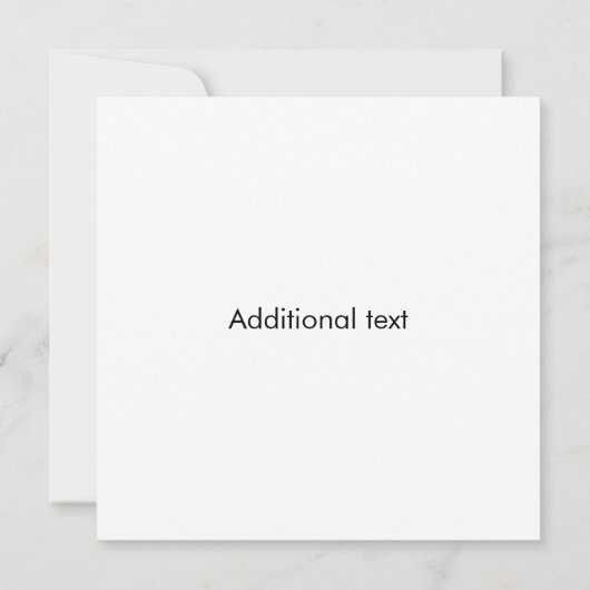 Add Your Logo Customizable Template 招待状 (裏面)