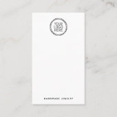 Add Your Logo Earring Display Card コーリングカード (正面)
