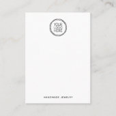 Add Your Logo Hoop Earring Display Card コーリングカード (正面)