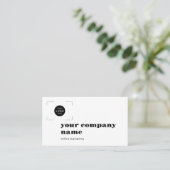 Add your logo modern professional QR code 名刺 (スタンド正面)