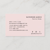 Add your logo, Modern texture 名刺 (裏面)