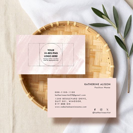 Add your logo, Modern texture 名刺