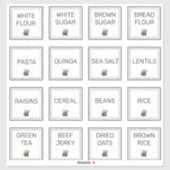 Add Your Logo Professional Kitchen Storage シール (シート)