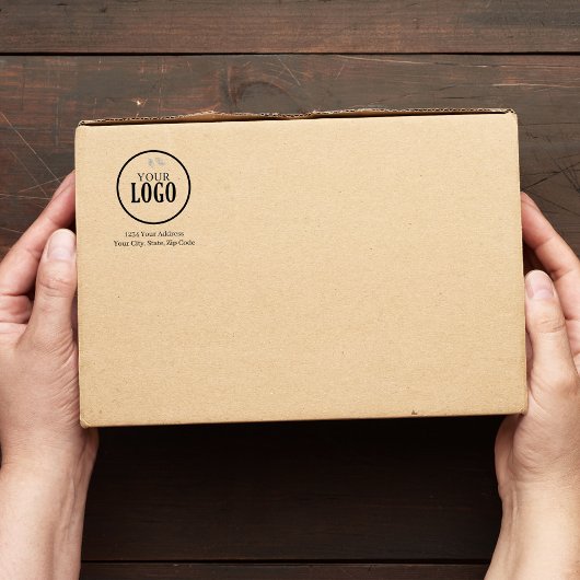 Add Your Logo Return Address Custom ラバースタンプ