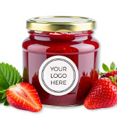 Add Your Logo Simple Round Label ラウンドシール