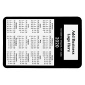 Add your Logo to this Custom 2020 Calendar マグネット (横)