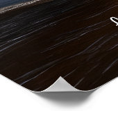 Add Your Message, Abstract  Brown Sailing Ship  ポスター (角)