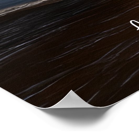 Add Your Message, Abstract  Brown Sailing Ship  ポスター (角)