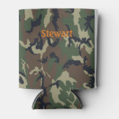 Add Your Name Hunters迷彩柄 缶クーラー (正面)