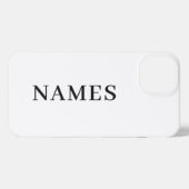 Add Your Name iPhoneケース (裏面横)