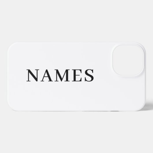 Add Your Name iPhoneケース (裏面横)