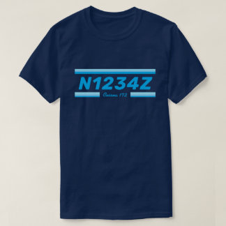 Add Your Own Aircraft Number T-Shirt Tシャツ