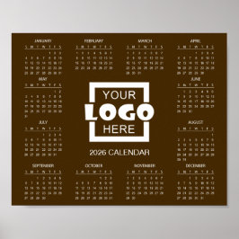 Add Your Own Business Logo 2026 Calendar ポスター