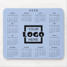 Add Your Own Business Logo 2026 Calendar マウスパッド