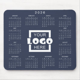 Add Your Own Business Logo 2026 Calendar マウスパッド