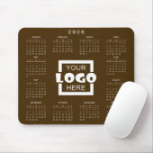 Add Your Own Business Logo 2026 Calendar マウスパッド (マウス)