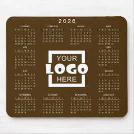 Add Your Own Business Logo 2026 Calendar マウスパッド