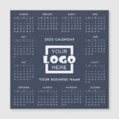 Add Your Own Business Logo 2026 Calendar | Magnet (正面)