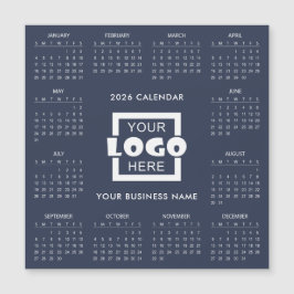 Add Your Own Business Logo 2026 Calendar | Magnet