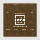 Add Your Own Business Logo 2026 Calendar | Magnet (正面)