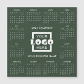 Add Your Own Business Logo 2026 Calendar | Magnet (正面)