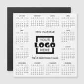 Add Your Own Business Logo 2026 Calendar | Magnet (正面/裏面)