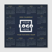 Add Your Own Business Logo 2026 Calendar | Magnet (正面)
