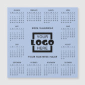 Add Your Own Business Logo 2026 Calendar | Magnet (正面)