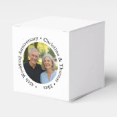 Add Your Own Couple Photo 45th Wedding Anniversary フェイバーボックス (正面サイド)