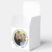 Add Your Own Couple Photo 45th Wedding Anniversary フェイバーボックス (オープン)