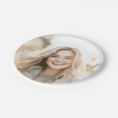 Add your own custom photo ペーパープレート (アングル)