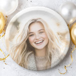 Add your own custom photo ペーパープレート<br><div class="desc">Custom photo paper plates featuring your own photo. Great for birthday parties,  graduation,  bridal showers and other events.</div>