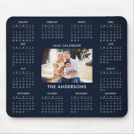 Add Your Own Family Photo 2026 Calendar |  マウスパッド