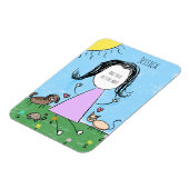 Add your own image | Cute Stick Figure マグネット (左側)