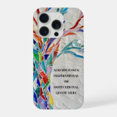 Add Your Own Inspirational Quote  iPhoneケース (裏面)