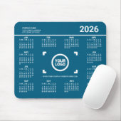 Add Your Own Logo 2026 Calendar Mousepad マウスパッド (マウス)