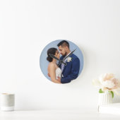 Add Your Own Photo ラウンド壁時計 (ホーム)