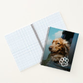 Add Your Own Photo Dog Pets Monogram ノートブック (内部)