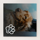Add Your Own Photo Dog Pets Monogram jigsaw puzzle ジグソーパズル (横)