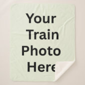 Add Your Own Photo Here シェルパブランケット (正面)