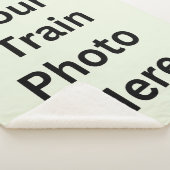 Add Your Own Photo Here シェルパブランケット (3/4)