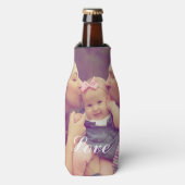 Add Your Own Photo Love引用文 パーソナライズされた ボトルクーラー (ボトル正面)