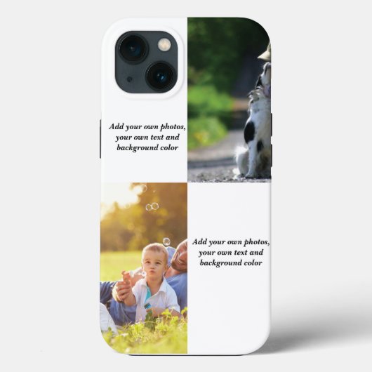 Add your own photos, text and background throw pi Case-Mate iPhoneケース (裏面)