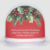 Add Your Own Quote Christmas Botanical Floral (正面)